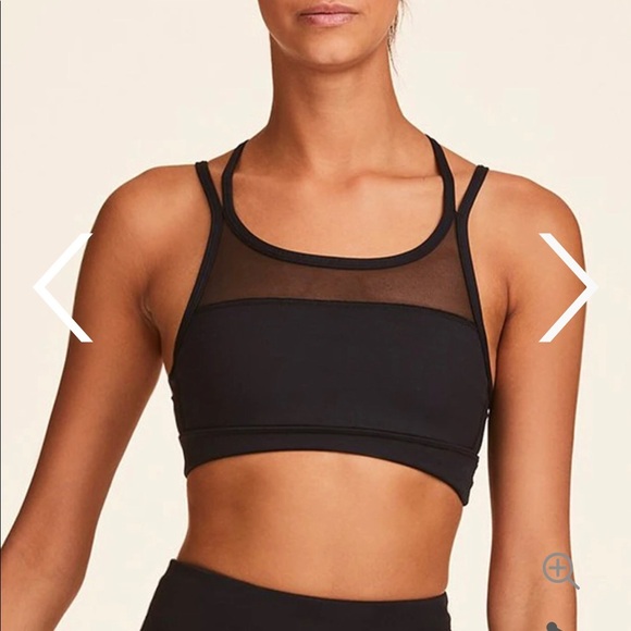 NWT Alala Aurora Sports Bra in Black - Picture 2 of 11